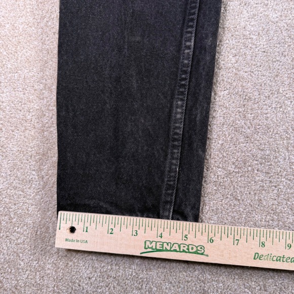 Levis 962 Jeans Women 7 Med (27 x32) Faded Black Vintage USA Orange Tab Tapered - Picture 9 of 12